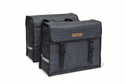 Double Sacoche Vélo New Looxs Fiori - 30 Litres -Vélos Urbains/Loisirs Soldes 230181 fiori double nomi black sch vrst