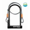 Antivol Kryptonite U Keeper 12 STD W/4' Flex 2 Antivol Kryptonite U Keeper 12 STD W/4' Flex -Vélos Urbains/Loisirs Soldes antivol kryptonite u keeper 12 std