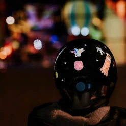 Rainette Stickers Autocollants Décoratifs Casque Monstre -Vélos Urbains/Loisirs Soldes autocollants pour casque velo enfant monstre