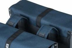 Sacoches Basil Bleues Imperméable 35l -Vélos Urbains/Loisirs Soldes basil forte double bicycle bag 35 liter blue black 2