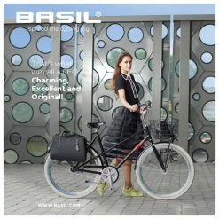 Sacoche Arrière Basil Imperméable 17l -Vélos Urbains/Loisirs Soldes basil noir business bicycle bag 17 liter black 5