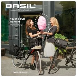 Sacoche De Guidon Basil City Imperméable -Vélos Urbains/Loisirs Soldes basil noir city handlebar bag 6 liter black 2