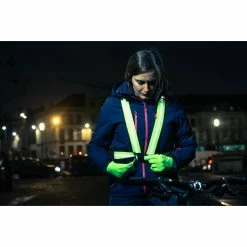 WOWOW Harnais Réfléchissant Vélo Fluo -Vélos Urbains/Loisirs Soldes bretelles fluo velo urbain