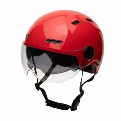Marko Helmets Cadence (7 Couleurs, 2 Visières) -Vélos Urbains/Loisirs Soldes casque velo aviateur marko helmets rouge