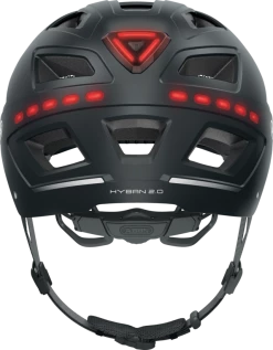 Casque Vélo Abus Hyban 2.0 LED (4 Couleurs) -Vélos Urbains/Loisirs Soldes casque velo lumiere integree led abus hyban 2 0