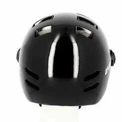 Casque Vélo Urbain à Visière (écran Fumé) 0380 Optimiz -Vélos Urbains/Loisirs Soldes casque velo optimiz o380 noir brillant vu derriere