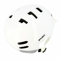 Casque Clignotant Direction Optimiz 0370 -Vélos Urbains/Loisirs Soldes casque velo urbain blanc optimiz