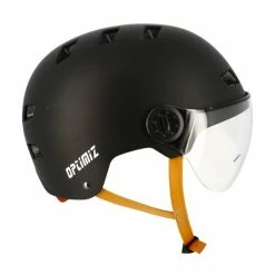 Optimiz Casque Cycliste Urbain Avec Visière (3 Couleurs) -Vélos Urbains/Loisirs Soldes casque velo urbain homme visiere retractable optimiz