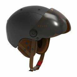 Casque Vélo Visière Premium Revoe -Vélos Urbains/Loisirs Soldes casque velo ville noir mat avec visiere