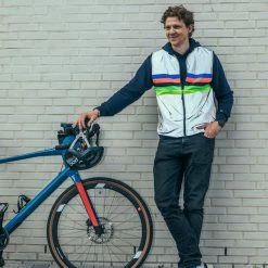 Gilet Réfléchissant Vélo Go Fluo Darkchamp -Vélos Urbains/Loisirs Soldes gilet reflechissant darkchamp go fluo