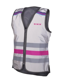 WOWOW Gilet Vélo Sans Manche Lucy Blanc