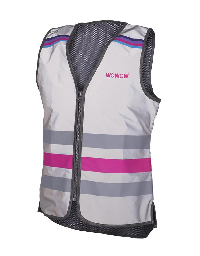 WOWOW Gilet Vélo Sans Manche Lucy Blanc 3 WOWOW Gilet Vélo Sans Manche Lucy Blanc