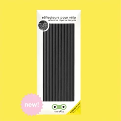 Rainette Réflecteurs Rayons Pour Vélo 15cm -Vélos Urbains/Loisirs Soldes long reflecteurs visibilite roue velo noir rainette