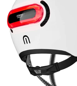 Cosmo Connected Casque Visière + Lumière Cosmo Fusion Pure -Vélos Urbains/Loisirs Soldes lumiere integree au casque velo urbain cosmo fusion pure