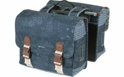 BASIL Sacoches MIK Vélo Femme -Vélos Urbains/Loisirs Soldes sacoches basil boheme bleu