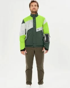 Blouson Design Réfléchissant Urban Circus Clasica -Vélos Urbains/Loisirs Soldes urban circus clasica vert fluo kaki blouson impermeable boutons pression
