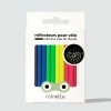 Rainette Réflecteurs Pour Rayons De Vélo Fluo -Vélos Urbains/Loisirs Soldes visibilite roue velo reflecteurs fluo couleurs variete colore jour